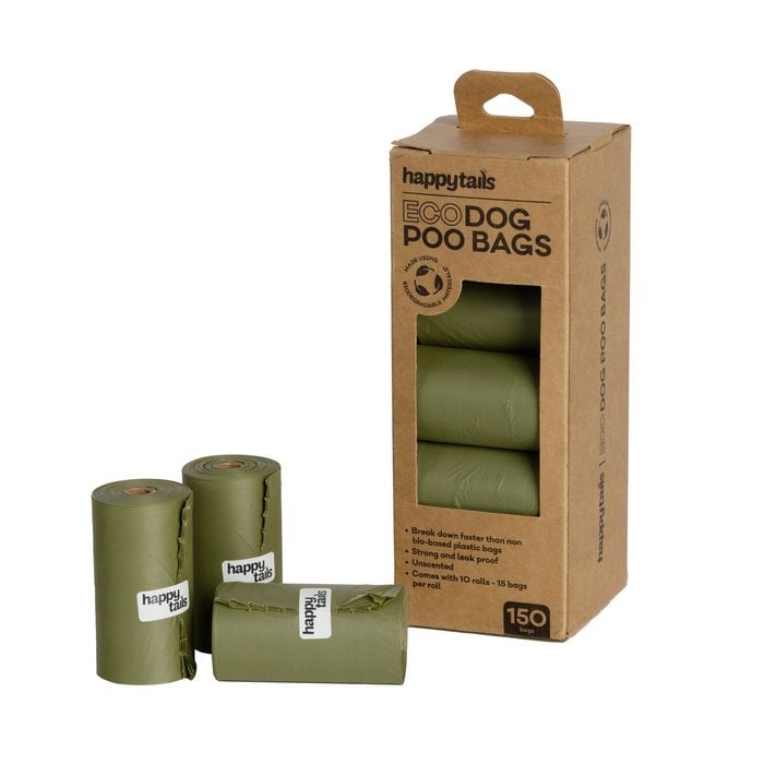 Wagging Tail Dog Waste Bags - 150 Bags (10 Rolls)