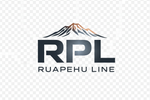 Ruapehu Line Logo with RPL and Mountain